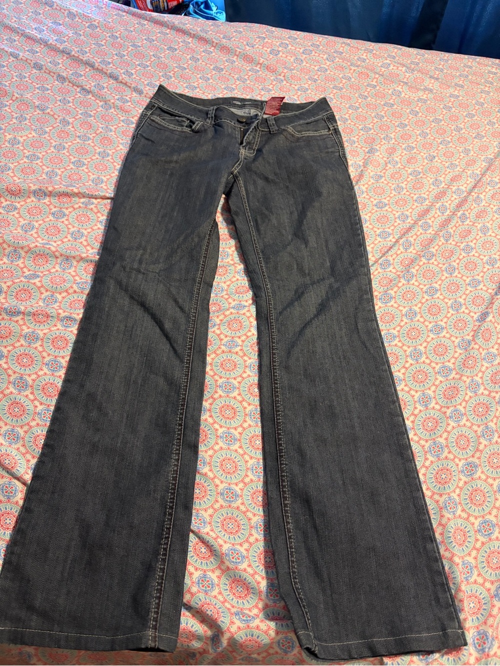 RW&CO. Dark Gray Flare Jeans